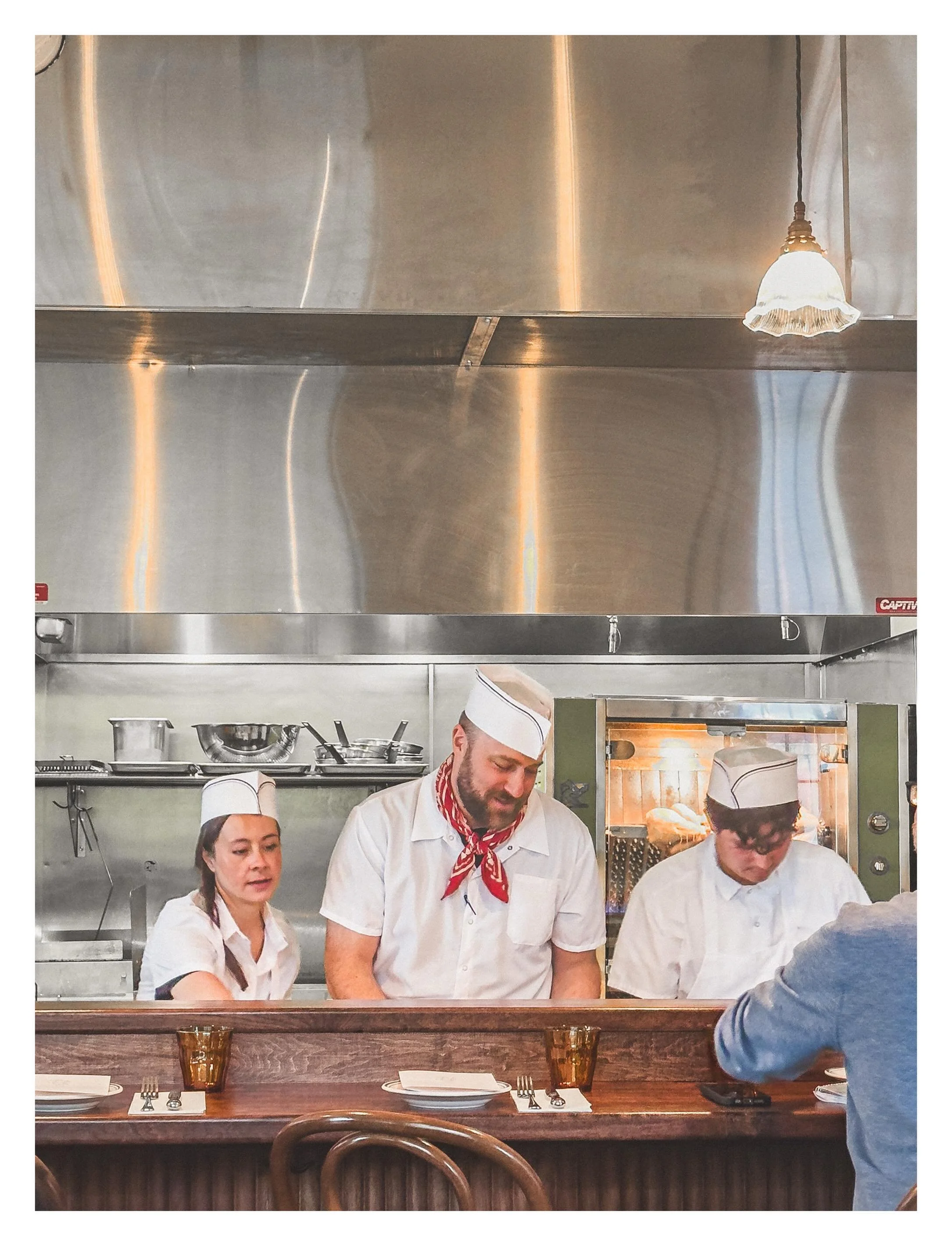Congrats @theoadley on opening @heretik.den. Fantastic meal tonight. @yungnessie and Bill are absolute professionals  The space is warm and cozy. The evening light makes the dining room feel like a place outside of denver. Absolute delight. 

I&rsquo