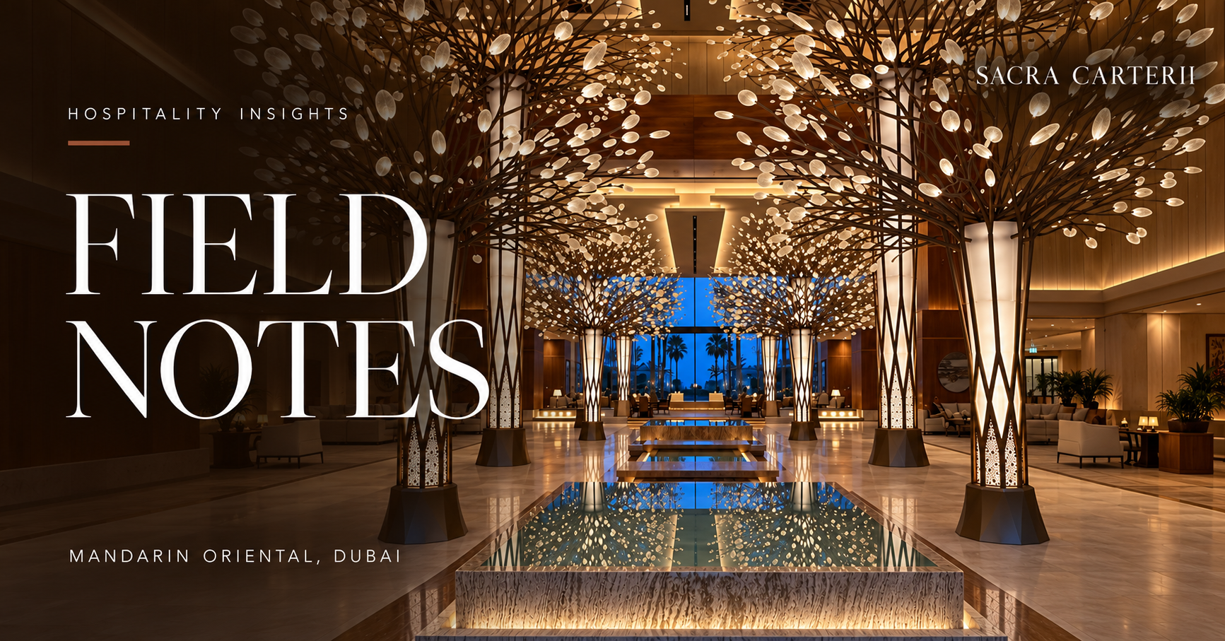 Field Notes : Mandarin Oriental, Jumeirah 