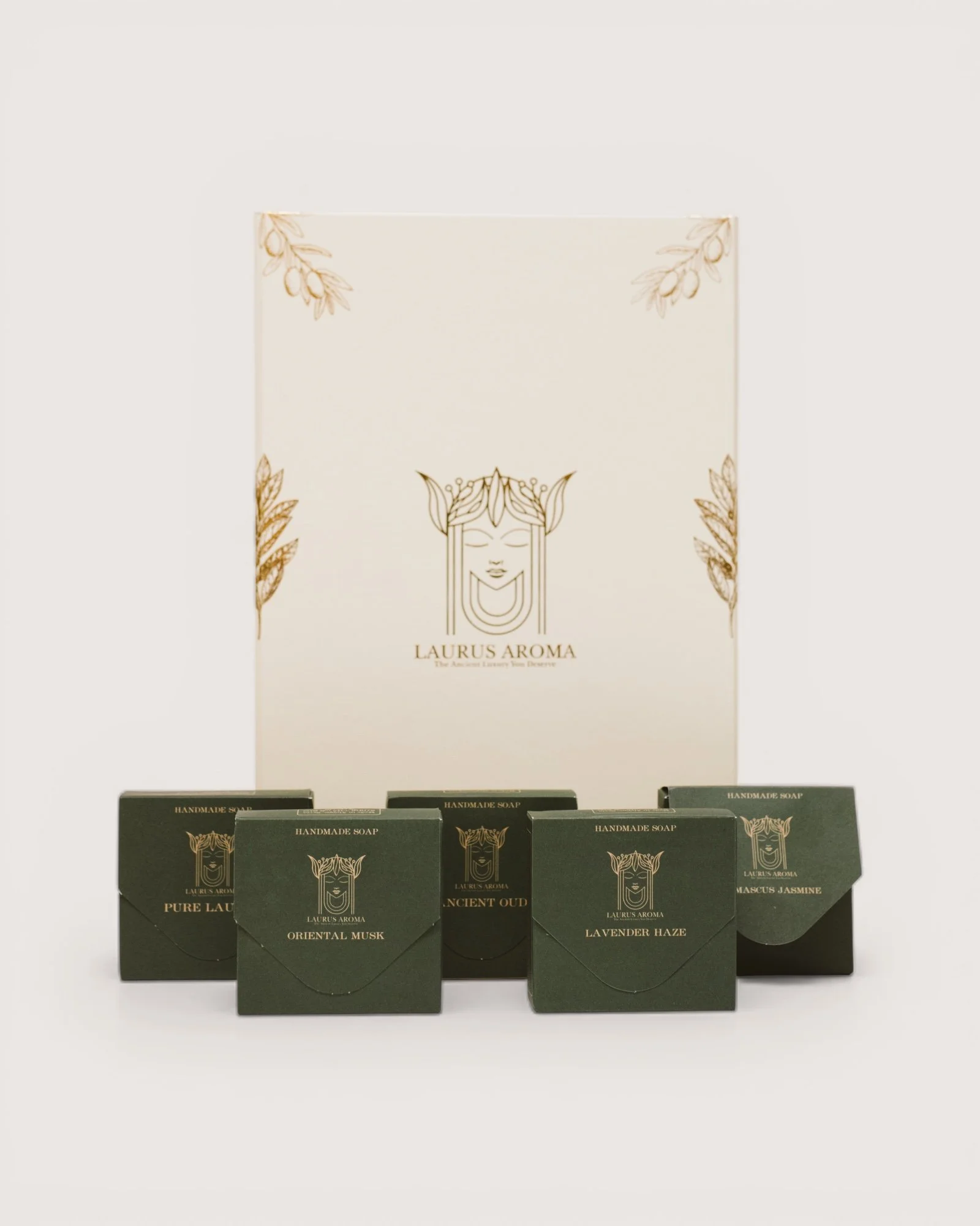 LAURUS AROMA: Luxury Gift Box (5-piece Set Soaps)