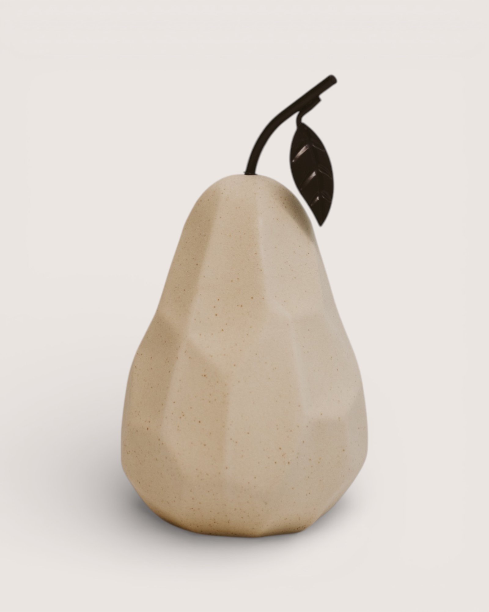Elegant Pear-Shaped Ceramic Decor
