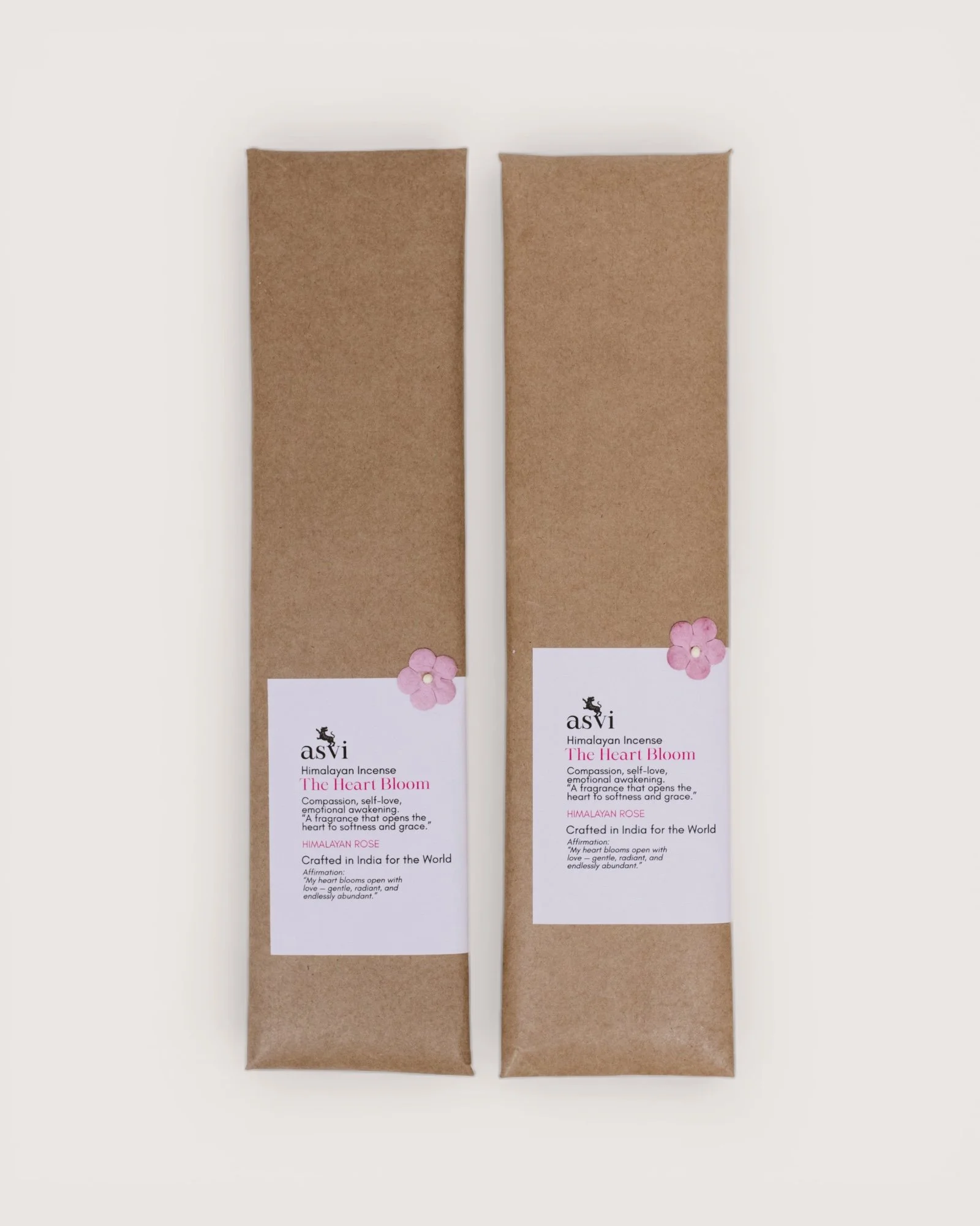 ASVI: Organic Ayurvedic Incense (The Heart Bloom)