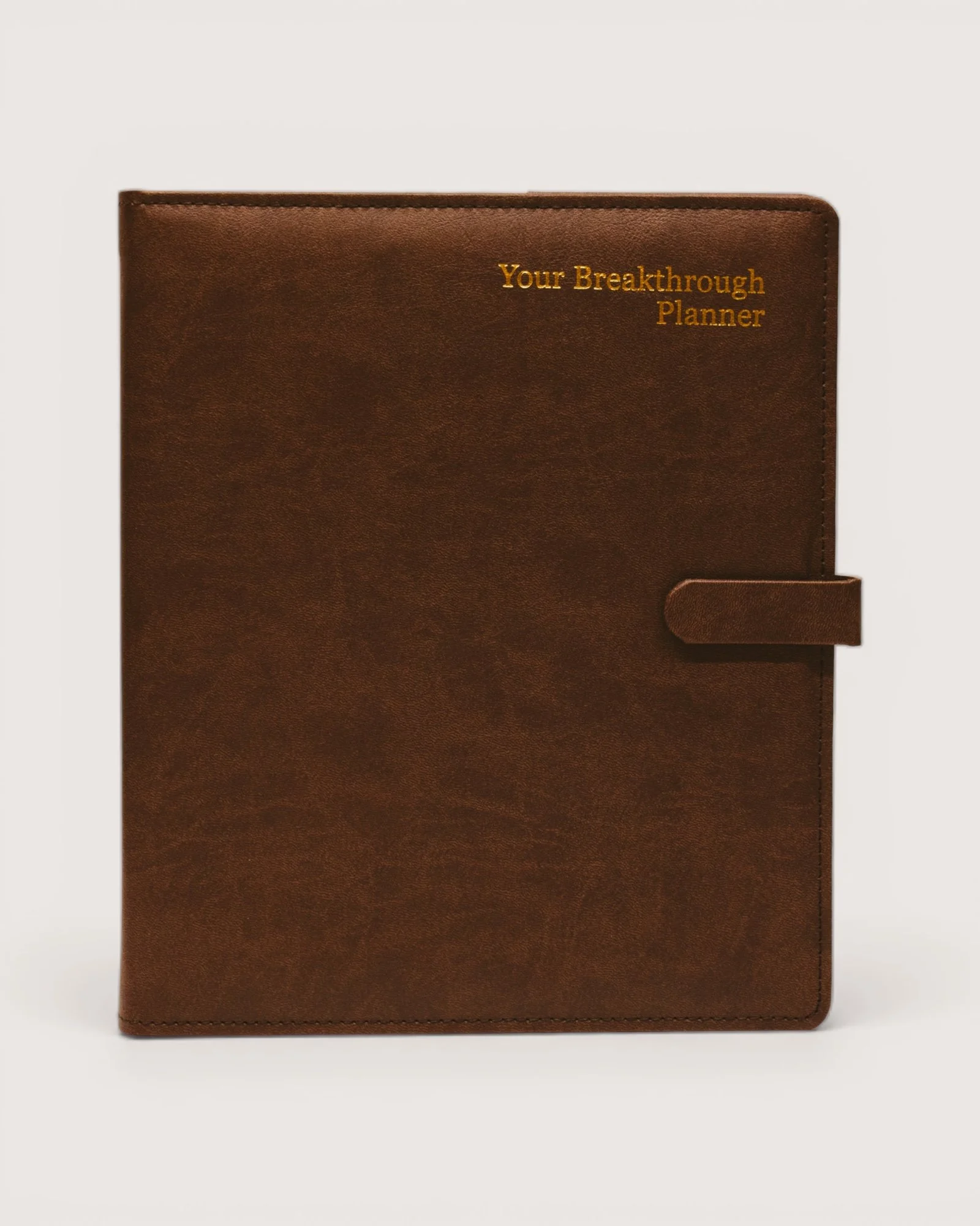 YOUR BREAKTHROUGH - Vegan Leather Planner
