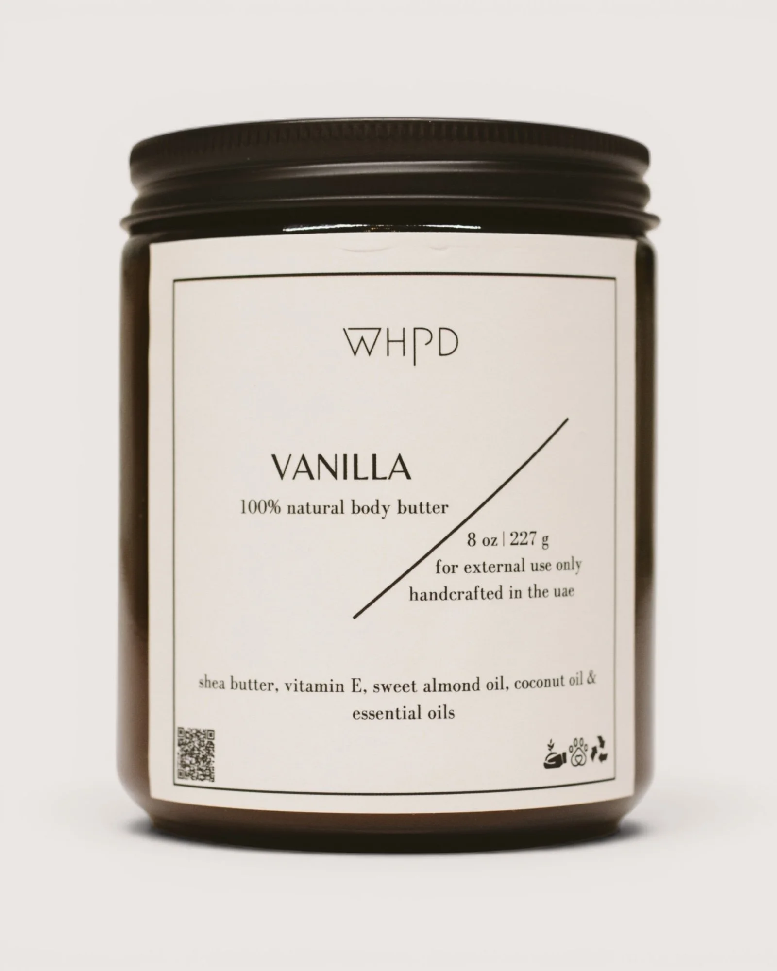 WHPD: Vanilla Natural Body Butter - 8oz