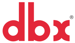 Logo de DBX en color rojo.