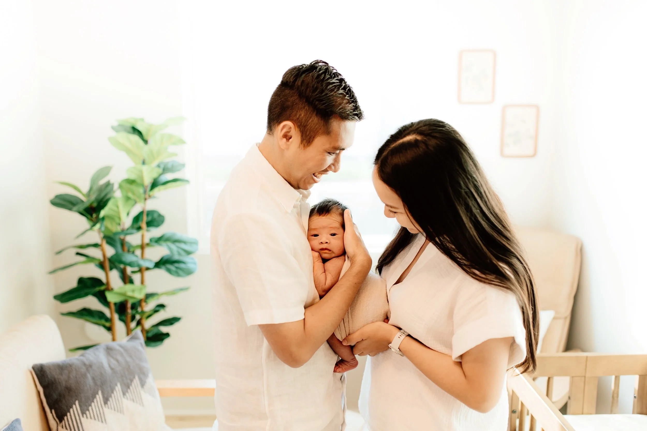 Getting to meet their sweet baby boy this past week was such a blessing! Photographing couples/families through their milestones in life is truly so special! I first met this couple to photograph their pregnancy announcement, now they&rsquo;re stuck 