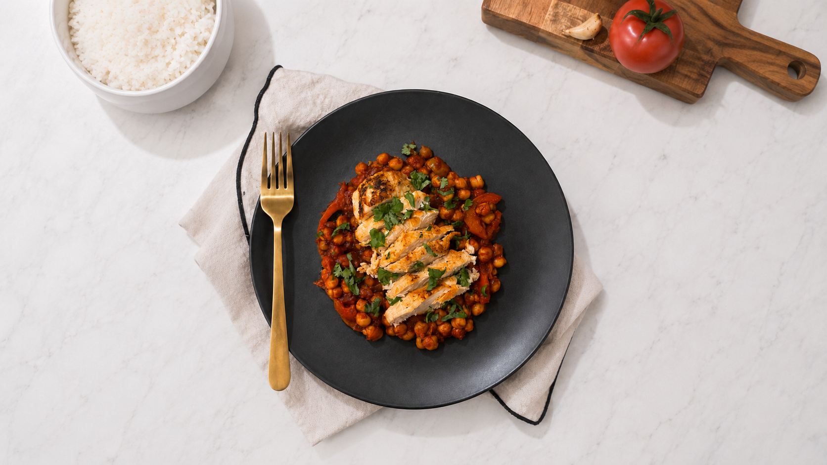 Chickpea Red Chicken