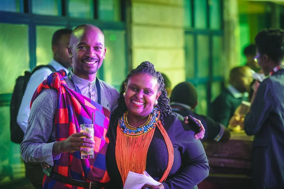 Anne Mubia-Murungi and Emmanuel Laalia