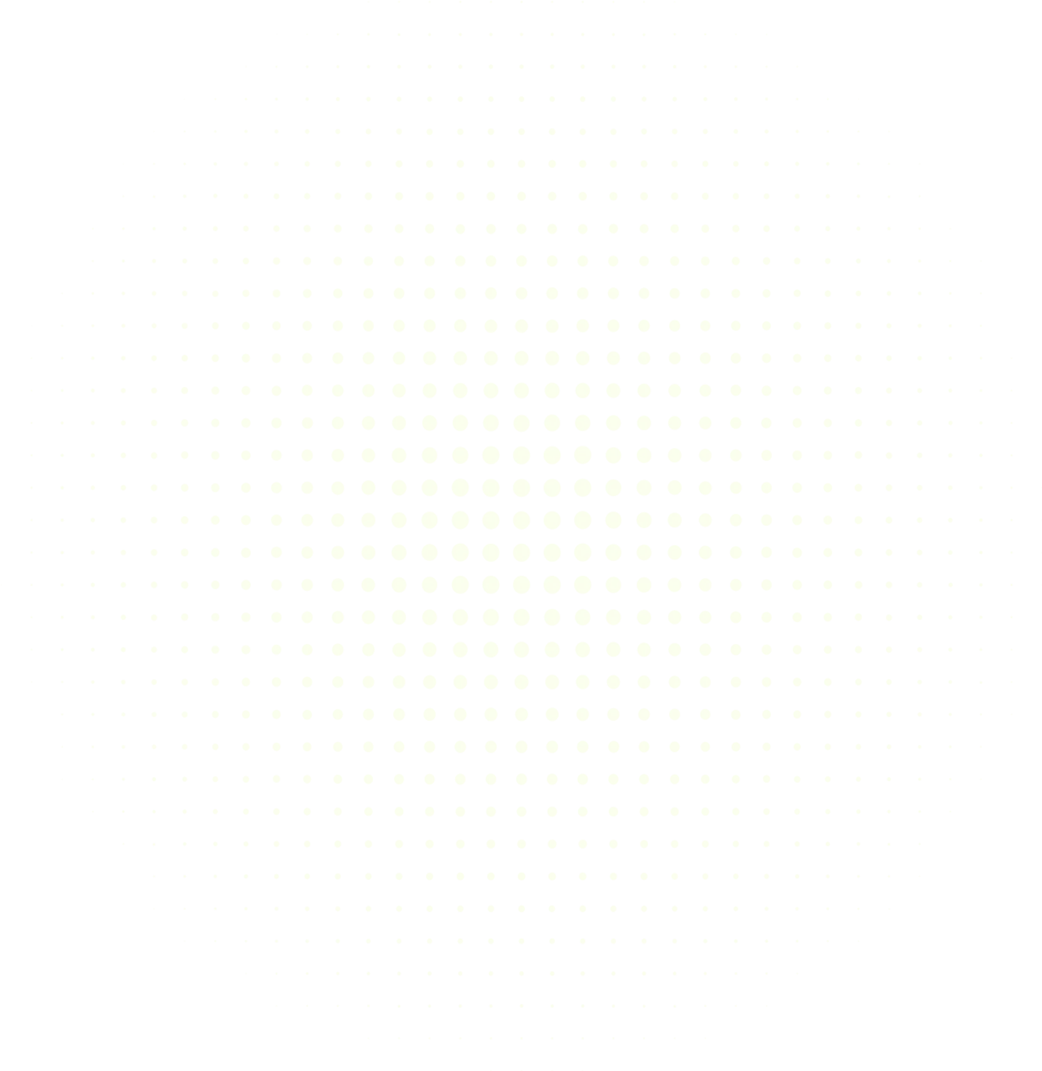 Halftone neon green circle pattern