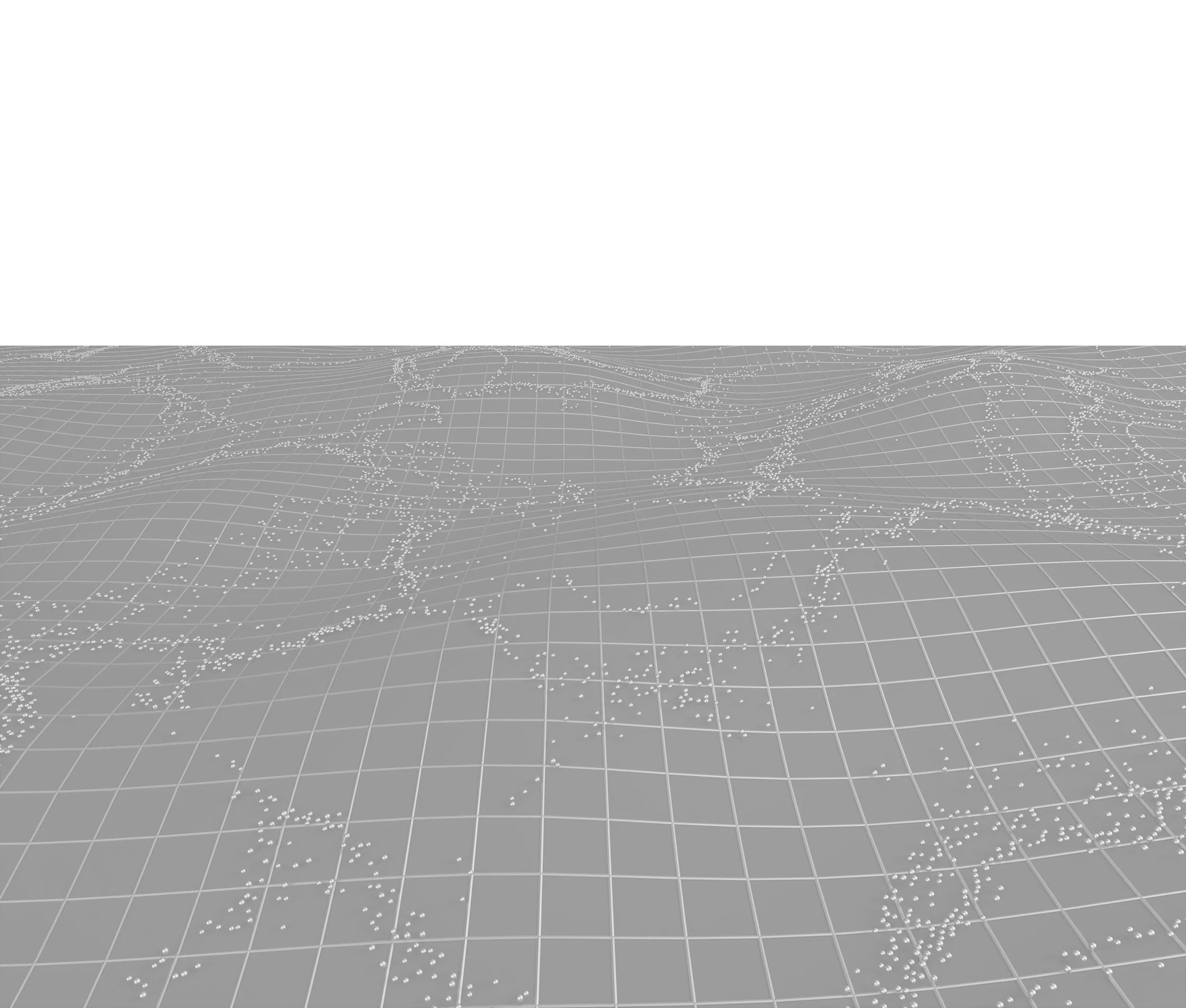 A digital rendering of a black globe featuring white dotted lines and points, representing a technological or data network across the world's surface.