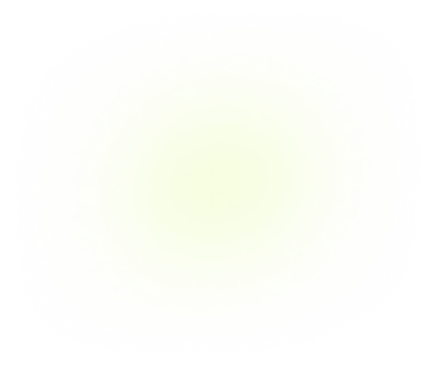 Blurred neon green blob.