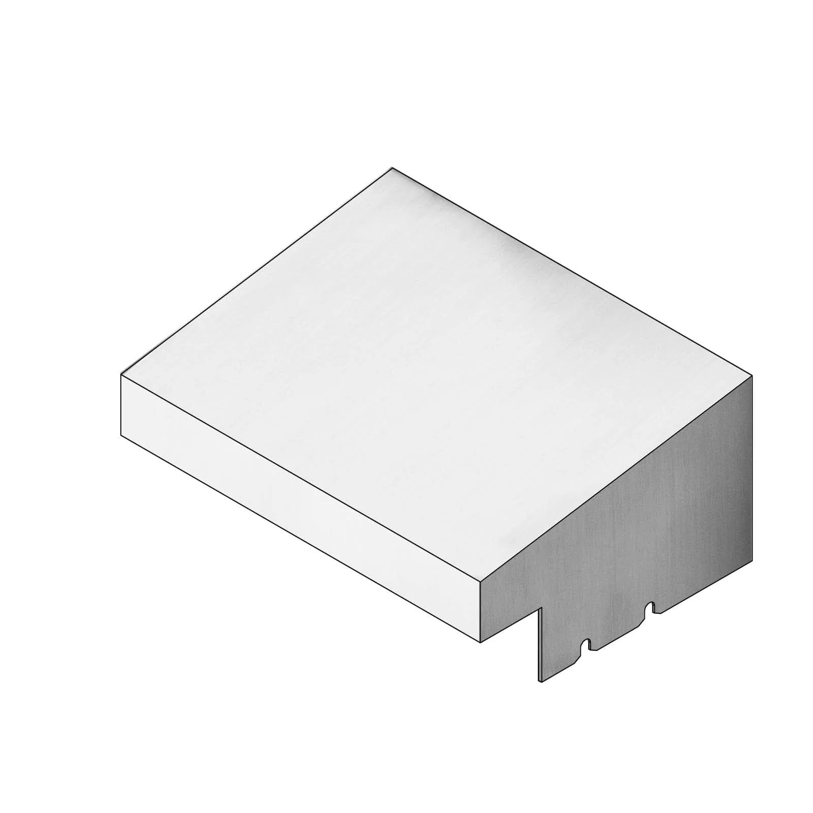 STAINLESS STEEL RAIN HOOD