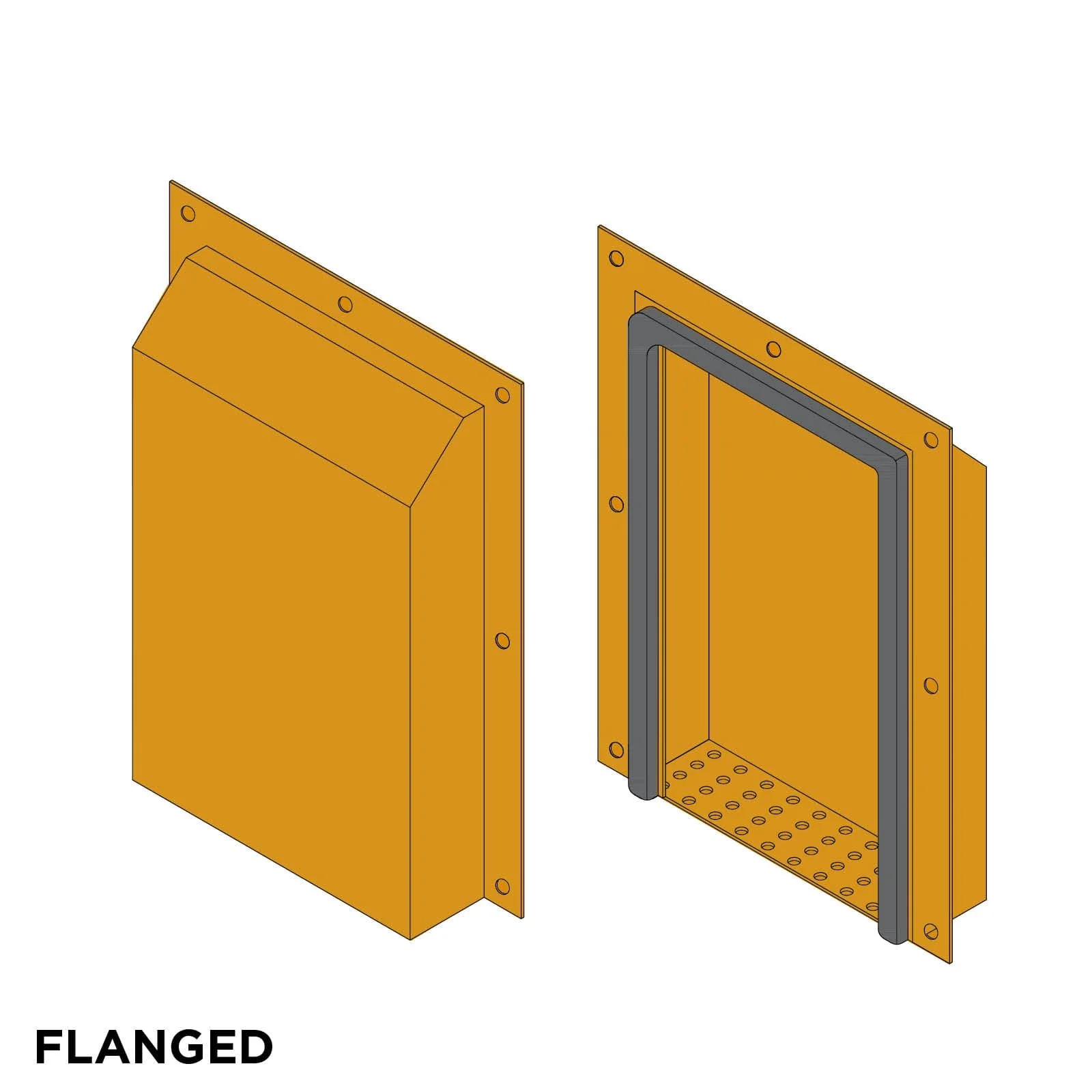 VENT HOODS MILD STEEL RAL2000