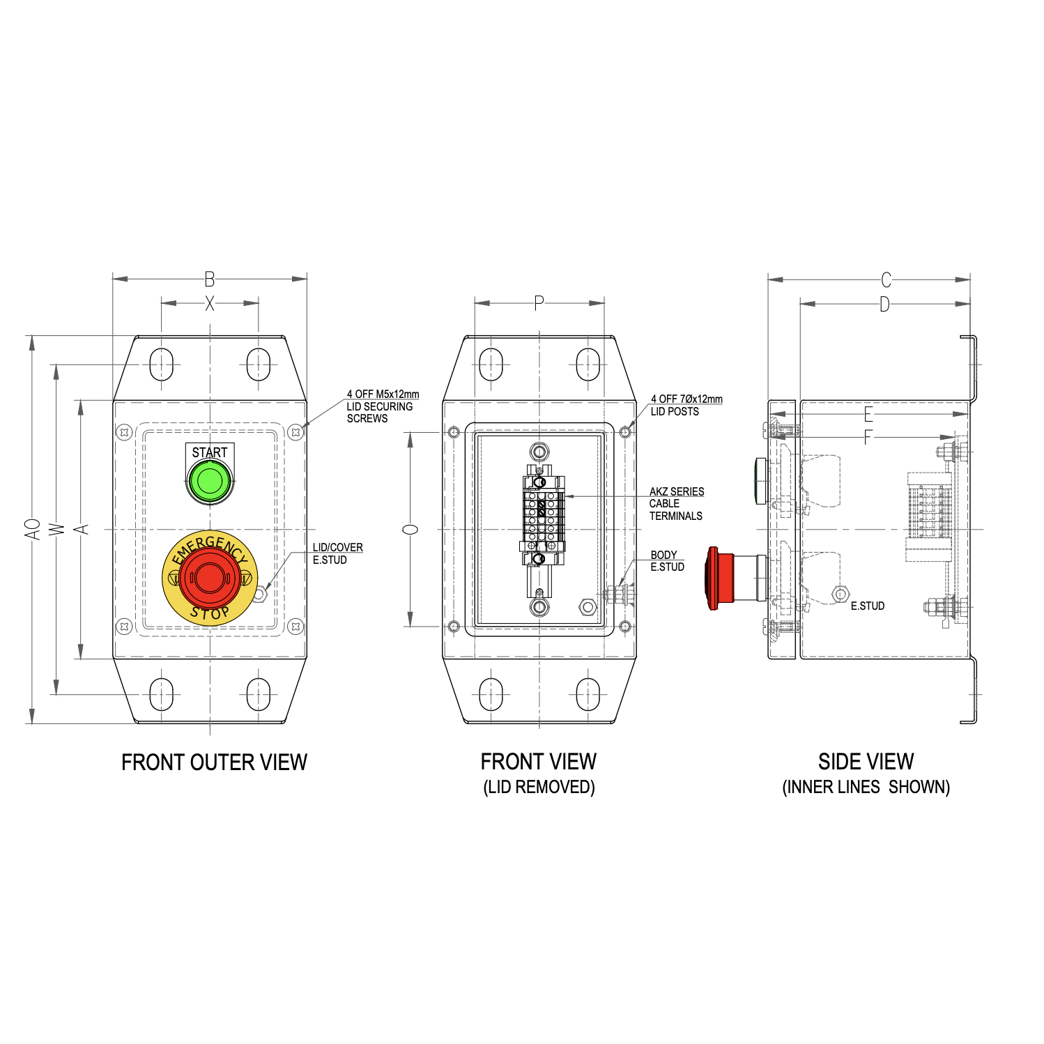 Stainless Steel Push Button Station