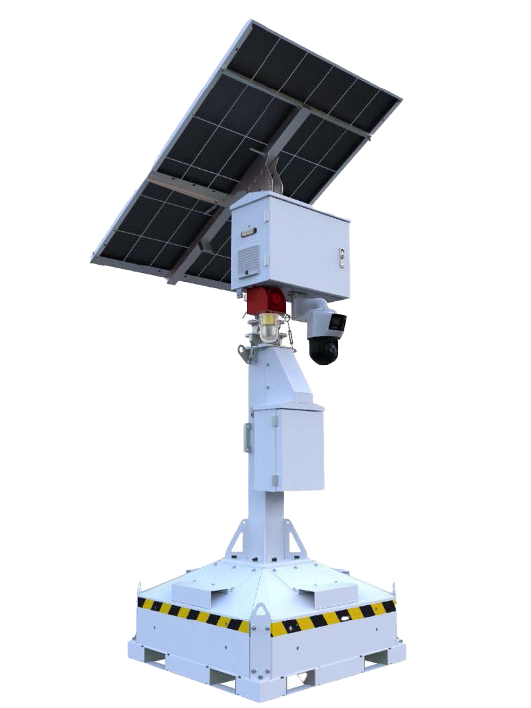 GTS-PST-SCC SOLAR CCTV TOWER