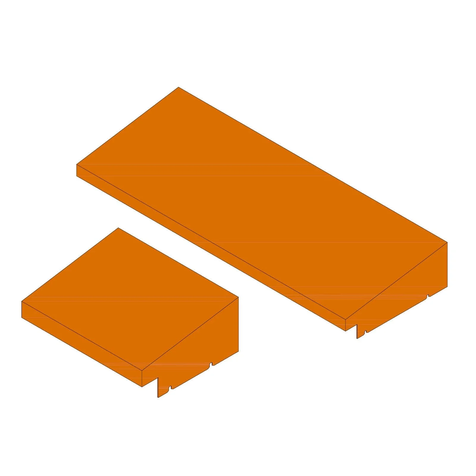 MILD STEEL RAIN HOOD RAL 2000