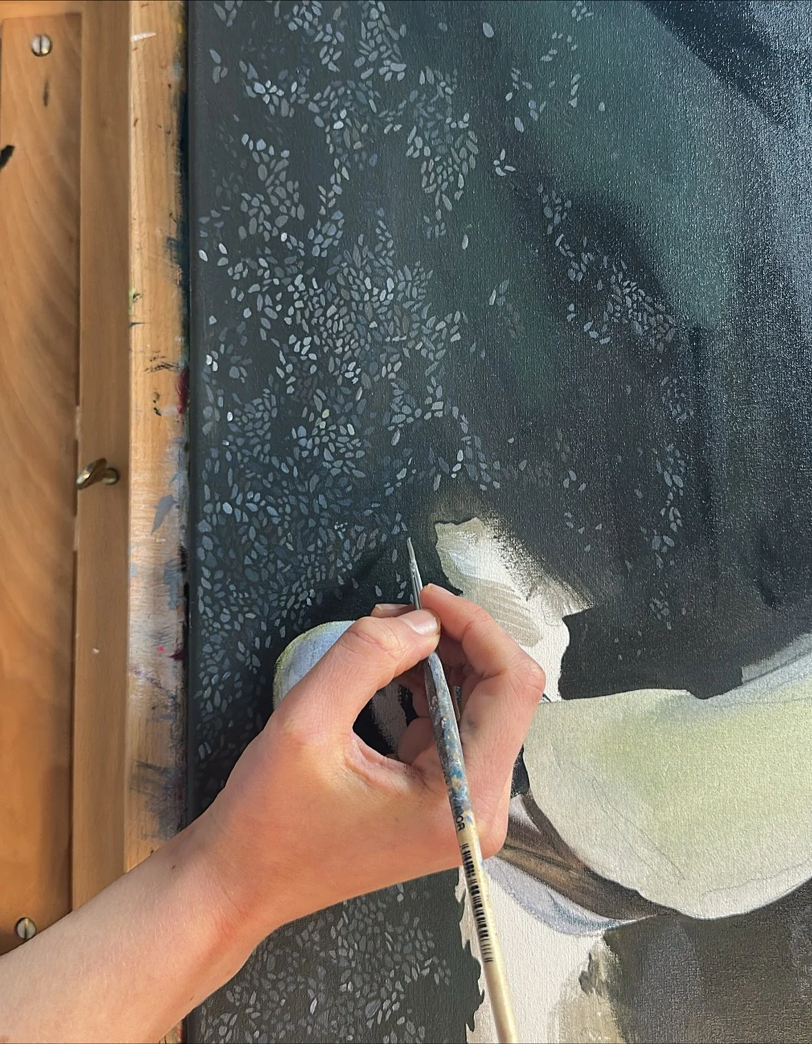 Another post for this painting because I think it aged me like 5 years and I haven&rsquo;t been able to start a new once since 🤣🤣