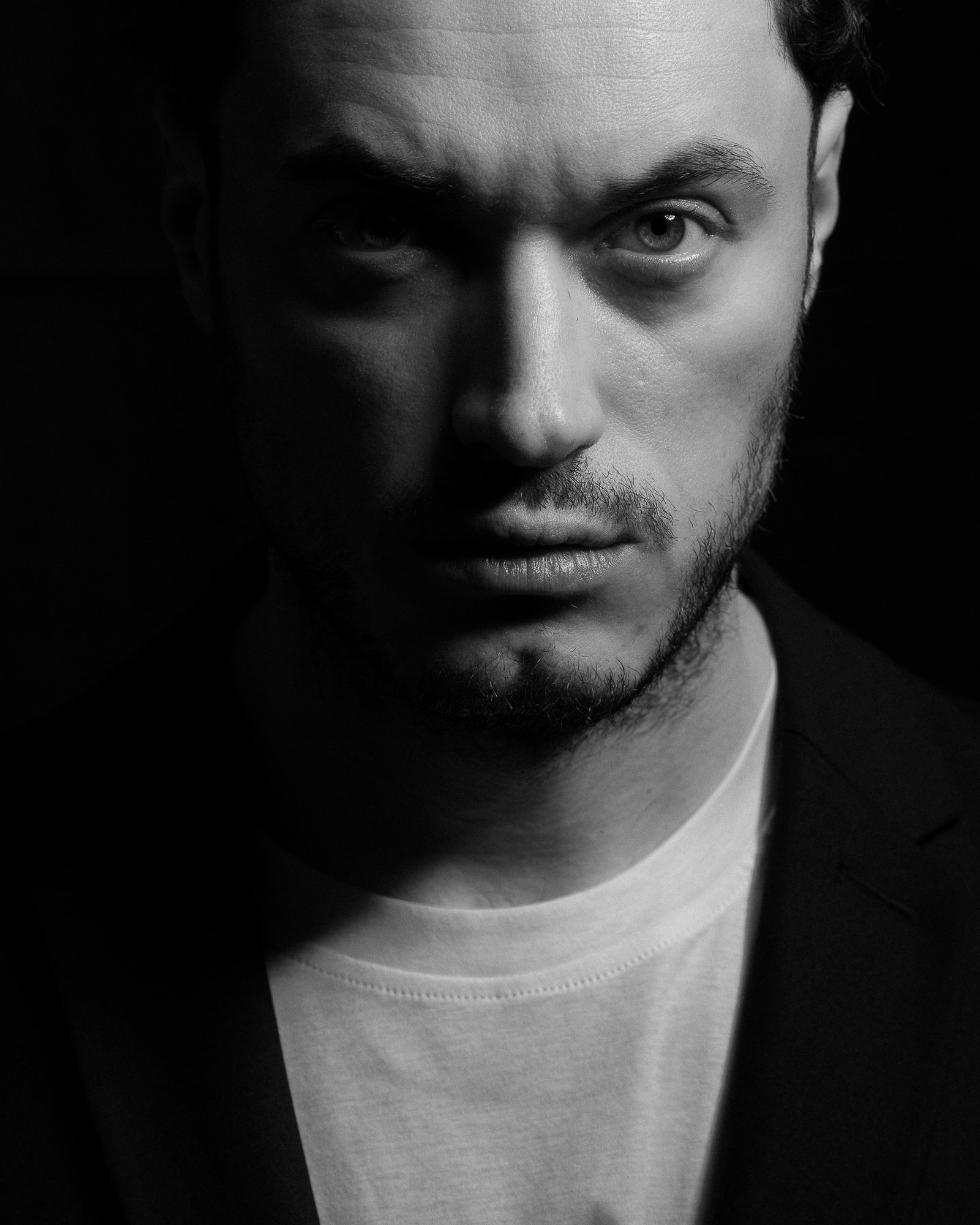 Self-portrait: Echoes in Monochrome