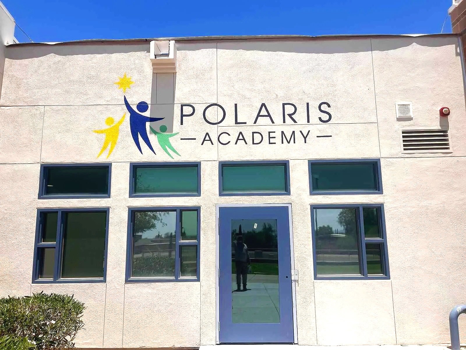 Hand-painted custom public school mural by Jade Bamford Murals in Mesa, Arizona.