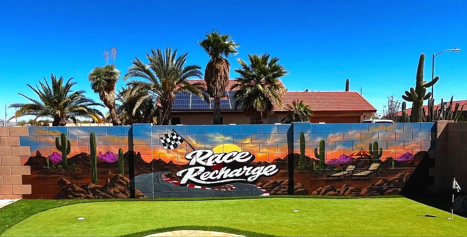 Custom mural portfolio by Arizona mural artist Jade Bamford featuring residential, commercial, Airbnb, and public murals.