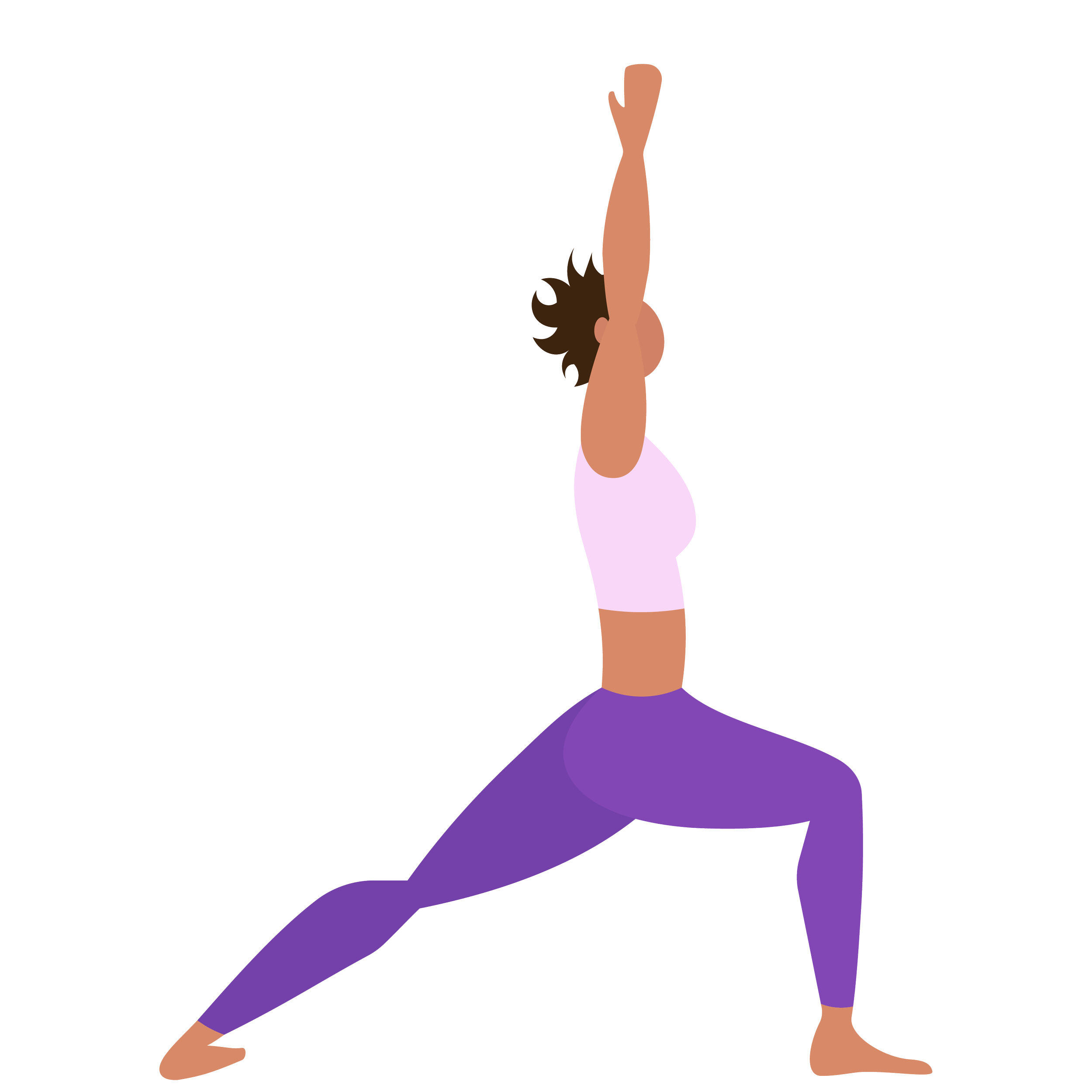 A person is practicing yoga, performing a triangle pose while stretching on a yoga mat.