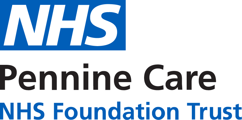 Logo of NHS Pennine Care NHS Foundation Trust, featuring the NHS blue color and black text.