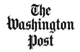 The logo of The Washington Post newspaper in black text on a white background.