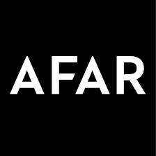 Black background with the white text 'AFAR' in the center