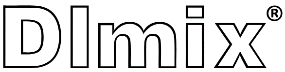 Text logo reading 'Dlmix' with a registered trademark symbol.