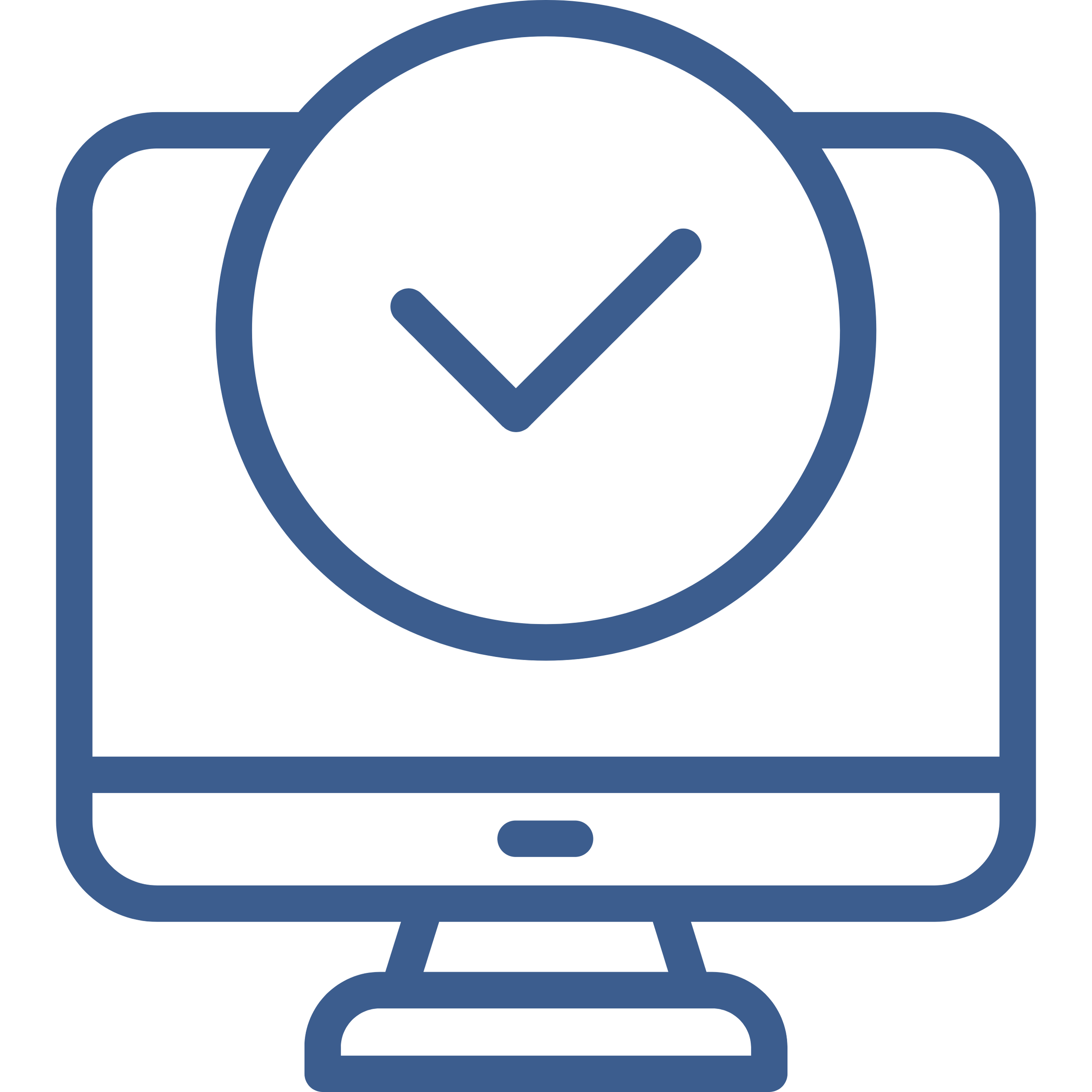 Stylized blue icon of a manual coffee grinder with a handle and a base.