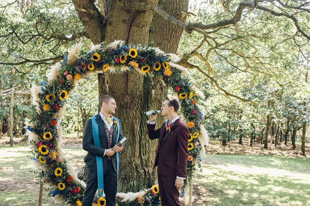 Boho Woodland Tipi Festival Wedding Braintree Essex Quirky Alternative Photography