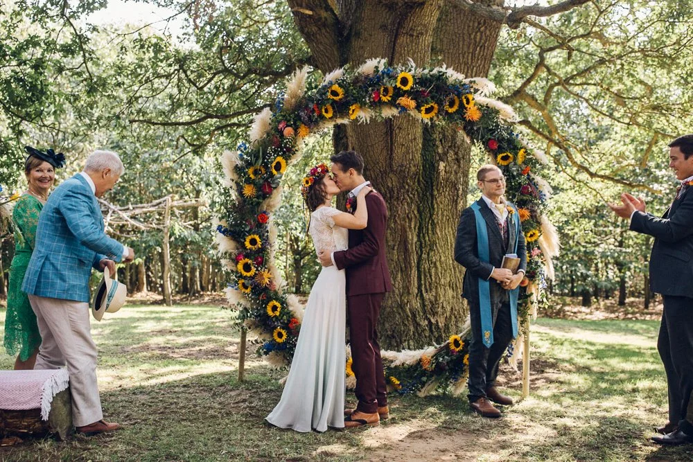 Boho Woodland Tipi Festival Wedding Braintree Essex Quirky Alternative Photography