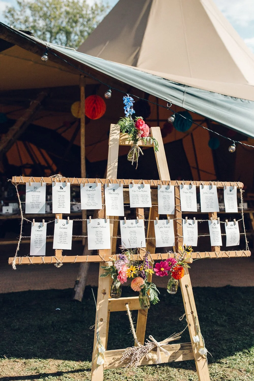 Boho Woodland Tipi Festival Wedding Braintree Essex Quirky Alternative Photography