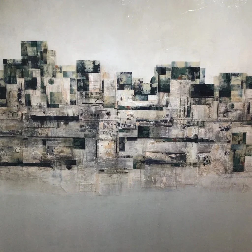   URBAN LANDSCAPE  
48 x 48 Mixed Media on Canvas 
Available 
