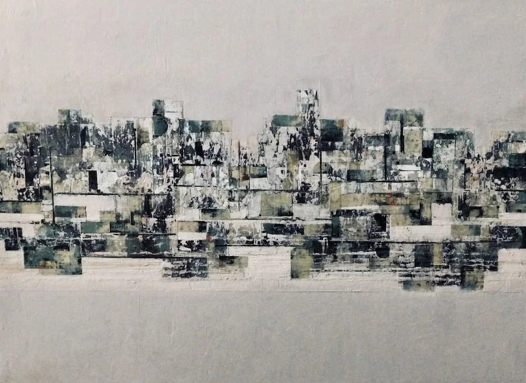   LAYERS OF LIFE  
48 x 36 Mixed Media on Canvas 
Available 
