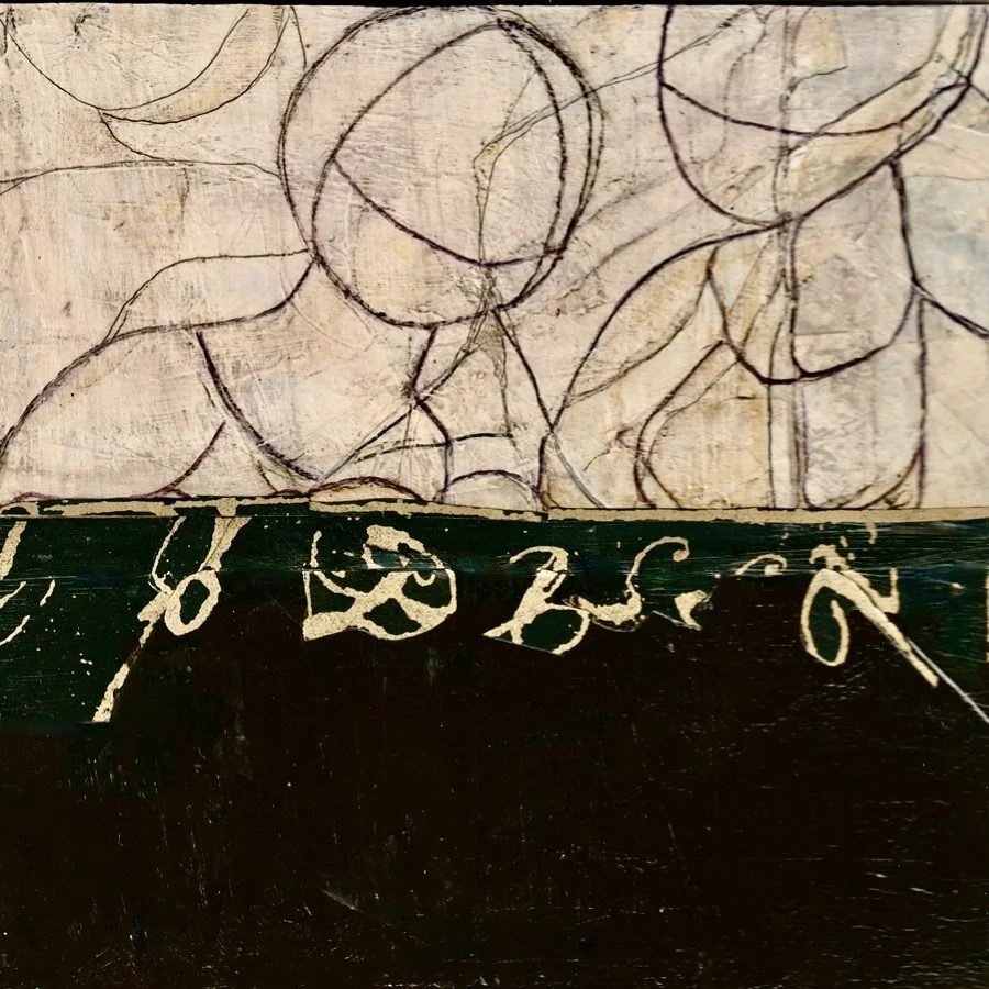   KINDRED SPIRITS II   
8 x 8 Mixed Media on Panel Framed  
Available 
