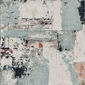   PATH TO A SILENT COUNTRY  
8 x 8 Mixed Media on Panel Framed    
Available 
