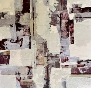   MESSAGES WITHIN  
12x 12 Mixed Media on Panel Framed   
Available 
