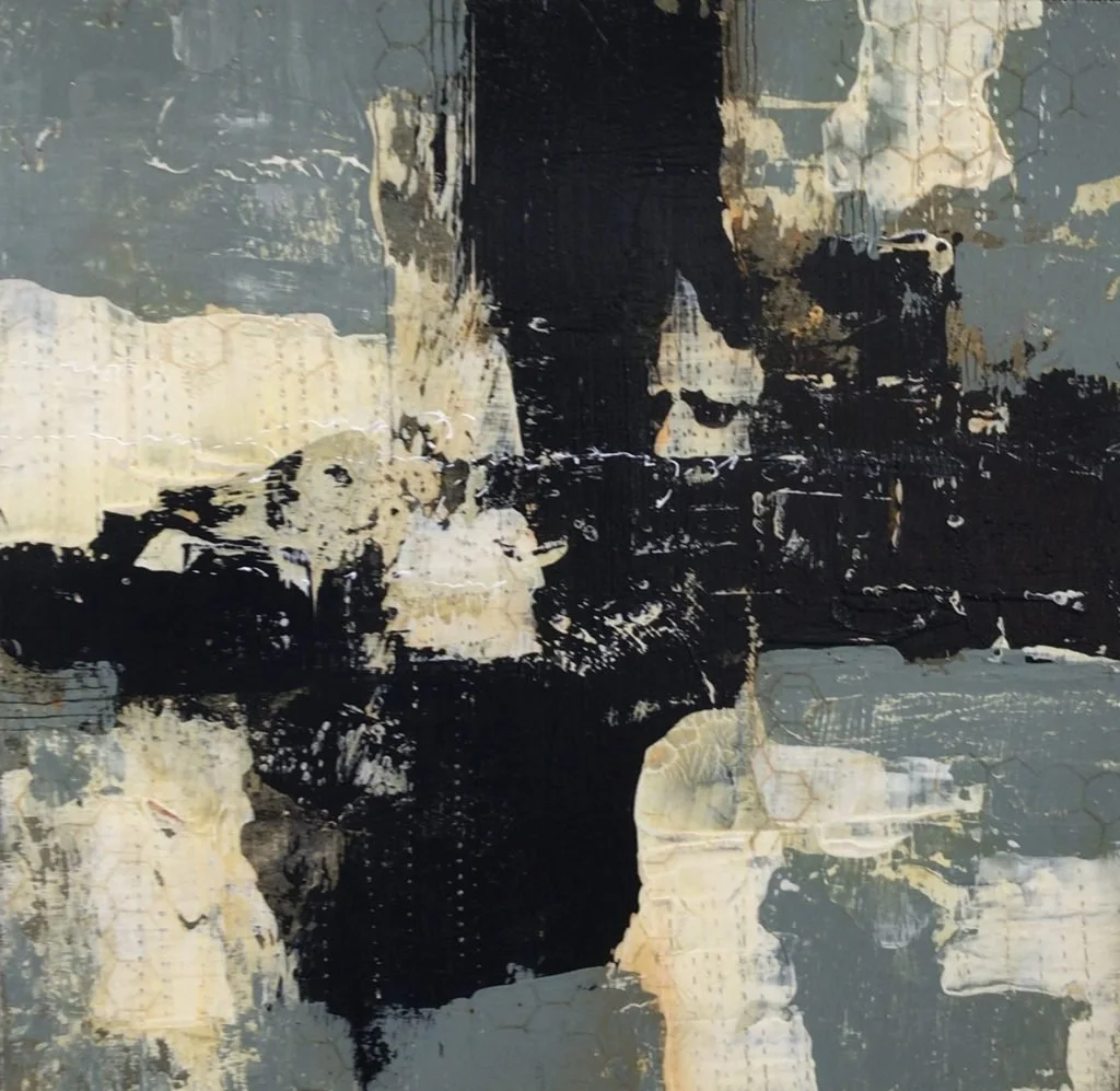   SPIRITS  
8 x 8 Mixed Media on Panel Framed 
Available 

