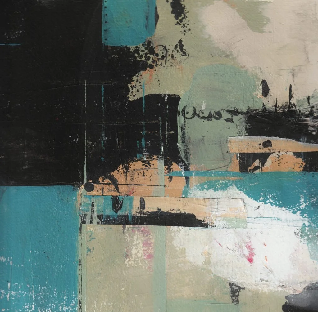   TATTERED AND TORN II   
8 x 8 Mixed Media on Panel Framed  
Available 