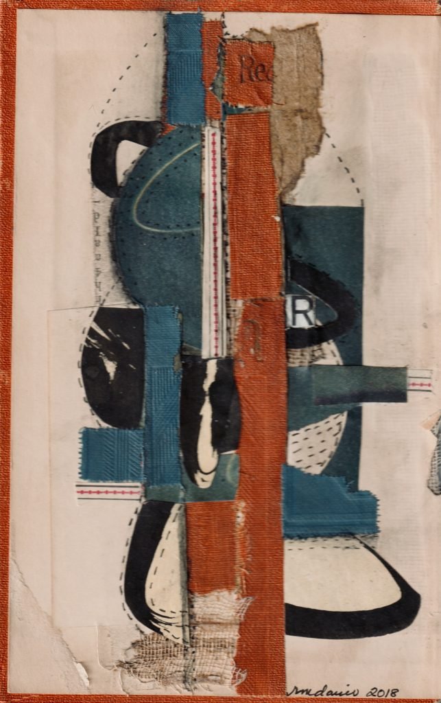   BOOK ARTS  
Collage on Vintage Book Cover 
Sold 
