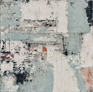   PATH TO A SILENT COUNTRY  
8 x 8 Mixed Media on Panel Framed    
Available 
