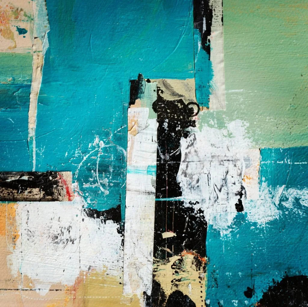   TATTERED AND TORN  
8 x 8 Mixed Media on Panel Framed  
Available 
