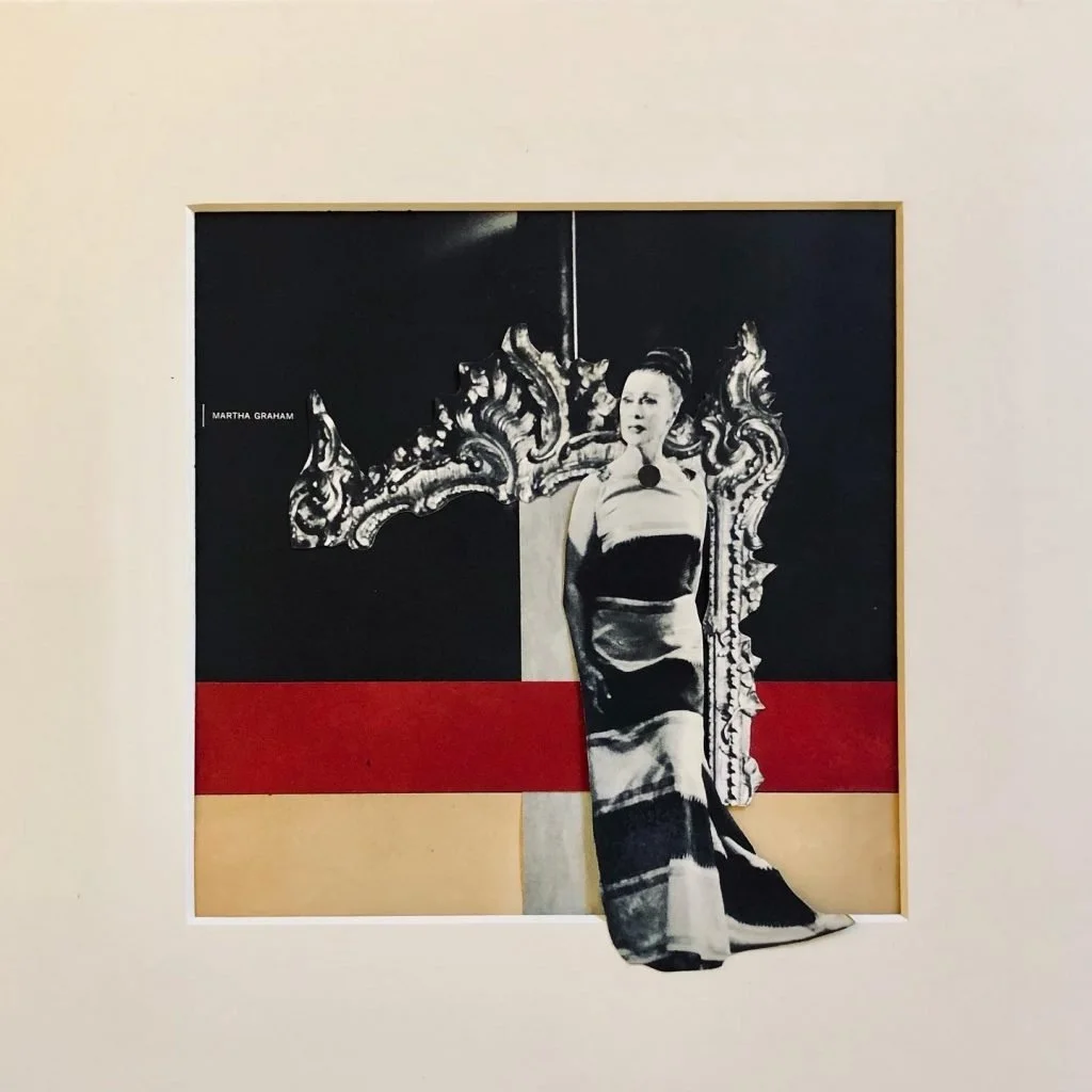   MARTHA GRAHAM  
Series II Book Art Series-Mixed Media Matted and Framed 
Available 
