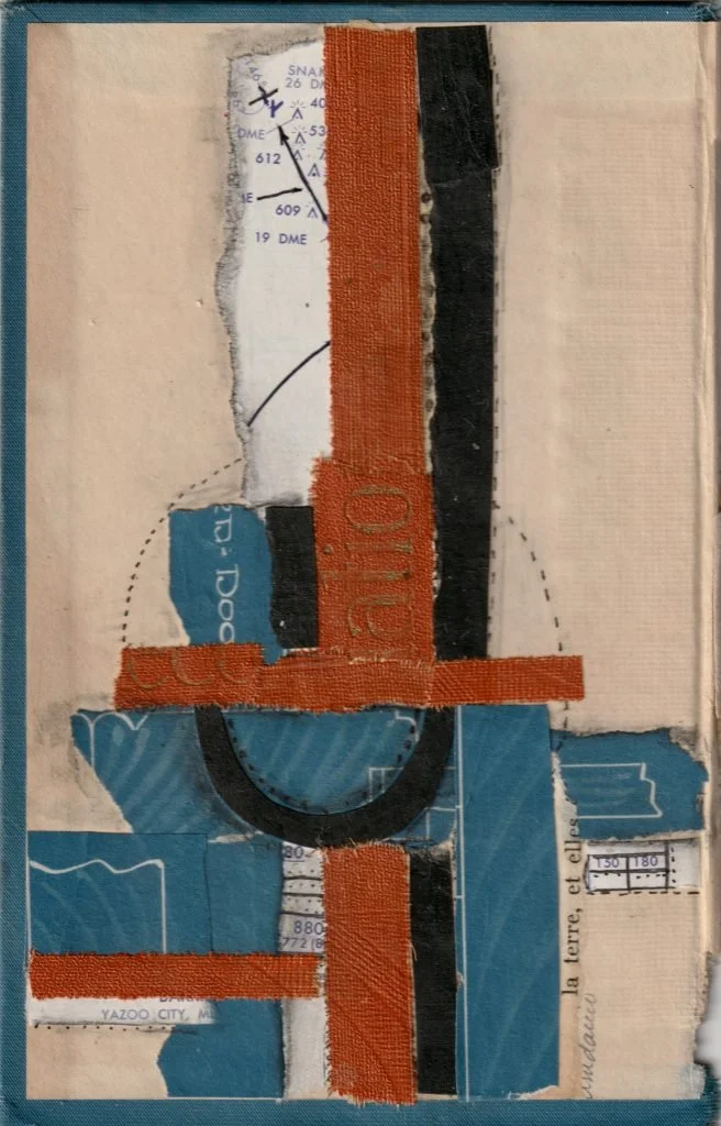   BOOK ART SERIES  
Collage on Vintage Book Cover 
Sold 
