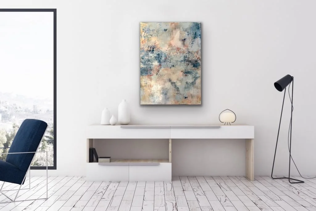   IN BETWEEN DREAMS  
40 x 30 Mixed Media on Canvas 
Available 

