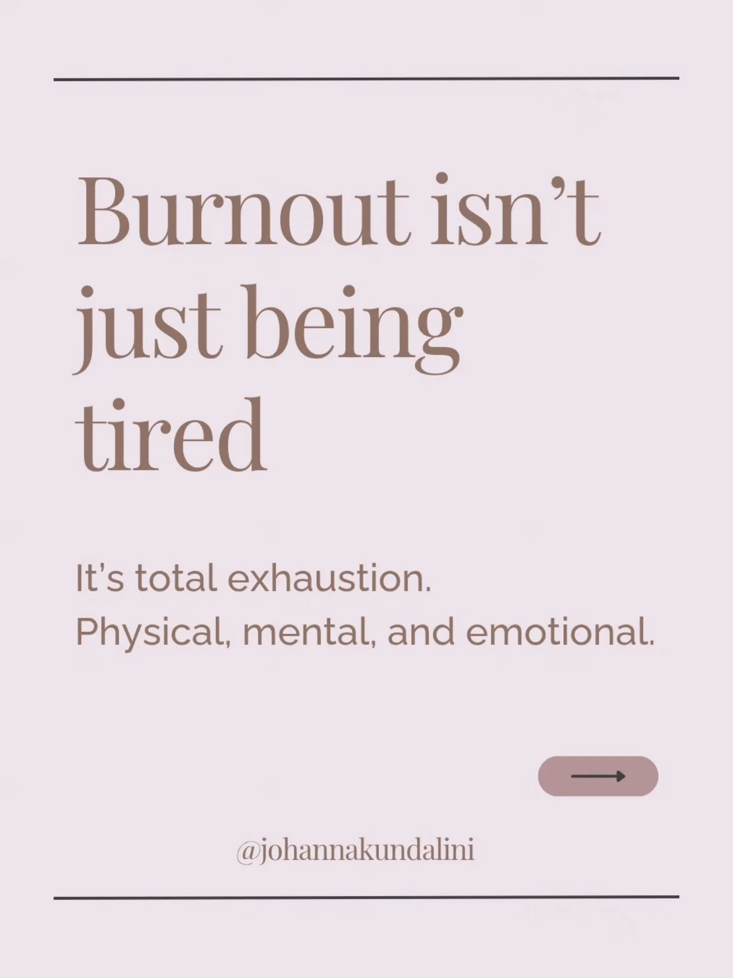 Burnout isn&rsquo;t just &ldquo;being tired.&rdquo;
It&rsquo;s your body saying enough.

If you&rsquo;ve tried to rest, sleep, or &ldquo;push through&rdquo; but still feel drained it&rsquo;s not a lack of motivation. It&rsquo;s your nervous system ne