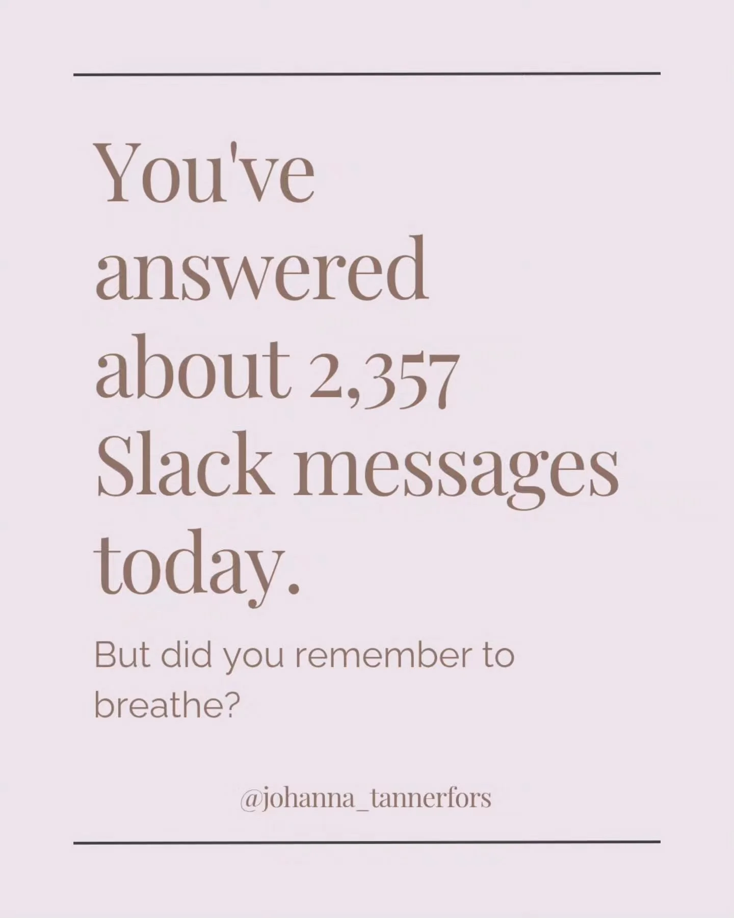 You've been in back to back meetings, managing your team, hitting deadlines, and somewhere between your third coffee and your fifth fire to put out, you forgot to check in with yourself.

By the end of the day, you're exhausted in a way that's hard t