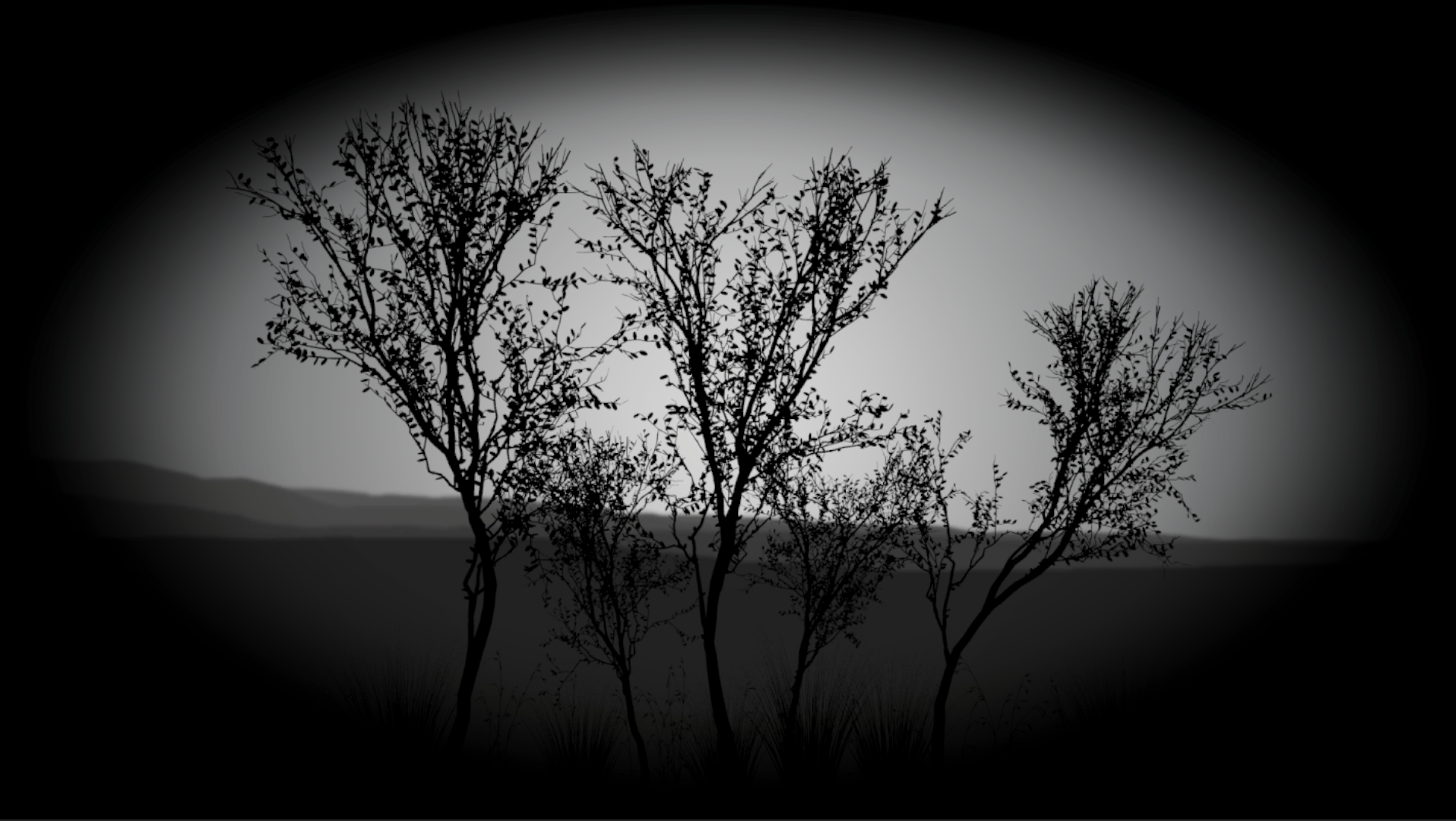 Example of Laurence Walker's visual projection work for the concert