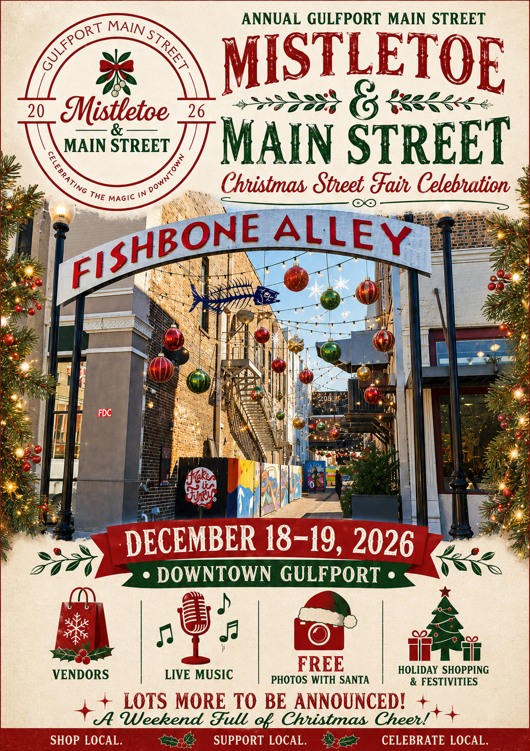 Mistletoe & Main Street