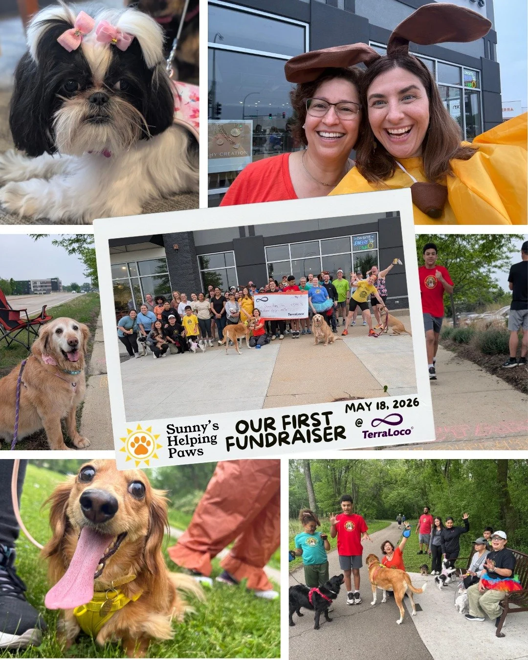 Sunny&rsquo;s Helping Paws first ever in-person fundraiser is officially in the books! 

Even on a cloudy evening, this community brought the sunshine, smiles, and support for our mission. Thank you to everyone who came out, we've raised more than $3